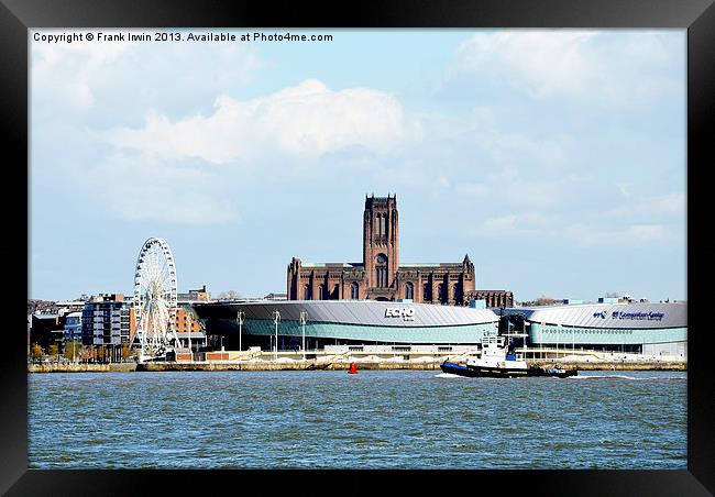 Liverpools Echo arena Framed Print by Frank Irwin