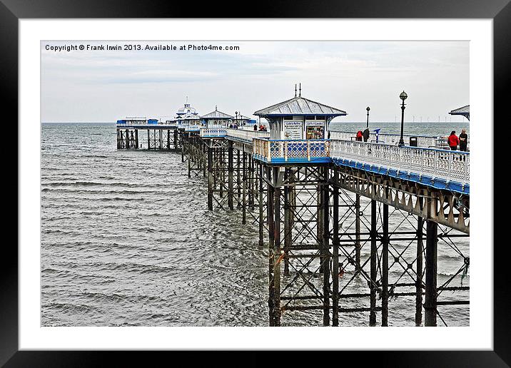 The famous Victorian Llandudno Pier Framed Mounted Print by Frank Irwin
