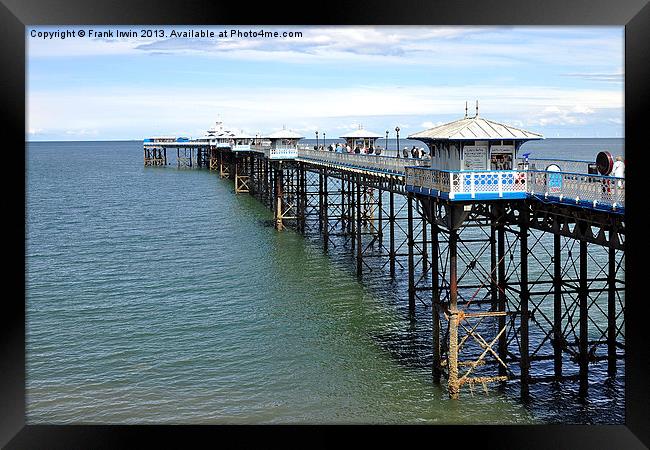 The famous Victorian Pier Framed Print by Frank Irwin
