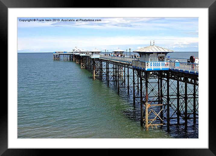The famous Victorian Pier Framed Mounted Print by Frank Irwin