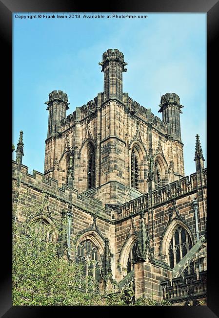Chester cathedral Framed Print by Frank Irwin