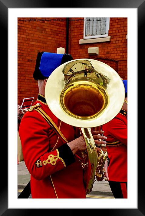Army Bandsman Framed Mounted Print by Frank Irwin