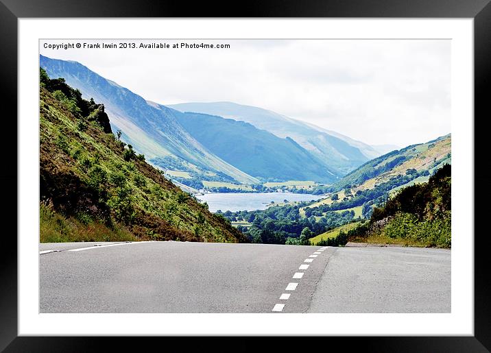 The stunning view of Tal-y-Llyn from the A487 Framed Mounted Print by Frank Irwin