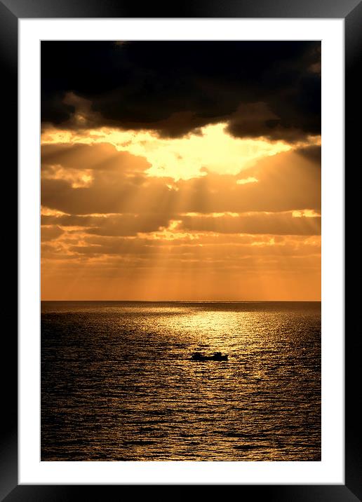 Sunrise in Gran Canaria, Canary Islands Framed Mounted Print by Frank Irwin