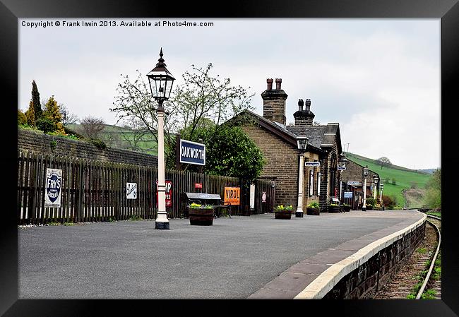 Keighley & Worth Valley Railway Framed Print by Frank Irwin