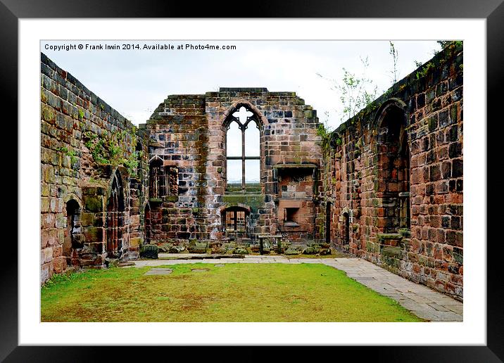One of Birkenhead Priory’s (St. Mary’s Church) old Framed Mounted Print by Frank Irwin