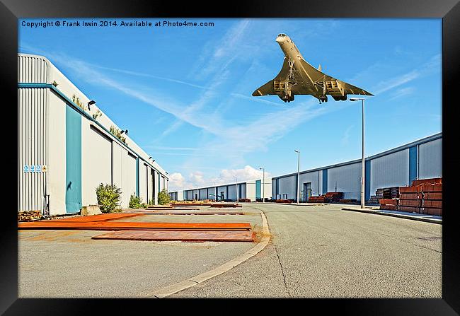 Deserted Industrial Estate on a sunny day Framed Print by Frank Irwin