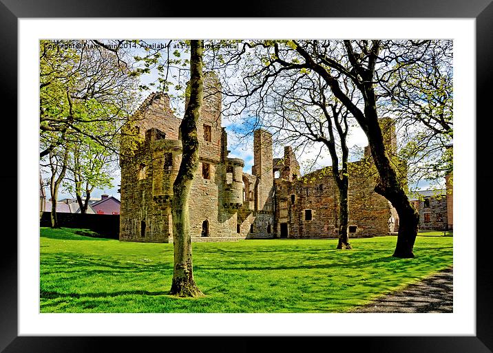 The Earl’s Palace, Kirkwall, Orkneys Framed Mounted Print by Frank Irwin