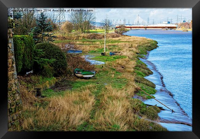 Dee riverside at Connah’s Quay Framed Print by Frank Irwin