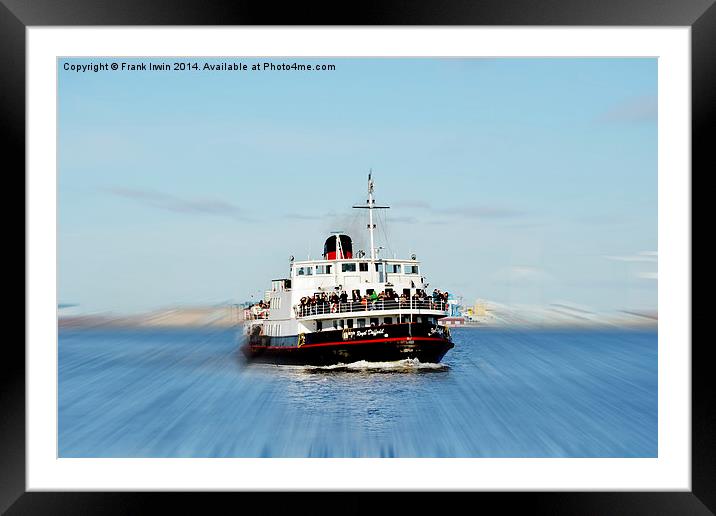The Mersey ferryboat Royal Daffodil Framed Mounted Print by Frank Irwin