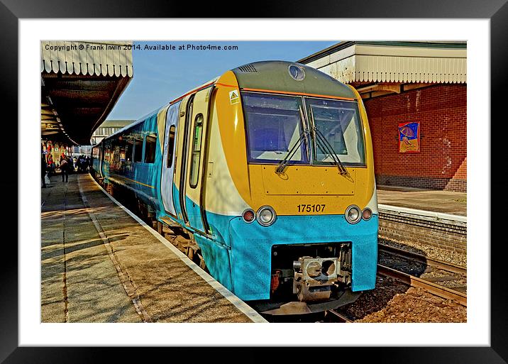 Arriva Train 175107 Framed Mounted Print by Frank Irwin