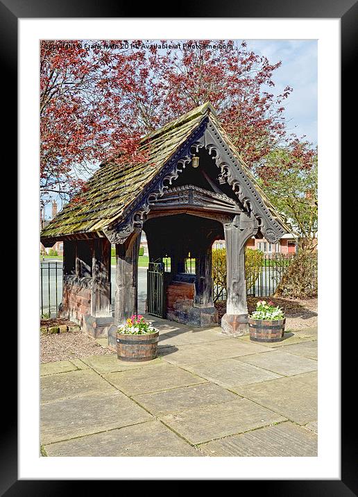 Port Sunlight URC entrance gate, Wirral, UK Framed Mounted Print by Frank Irwin