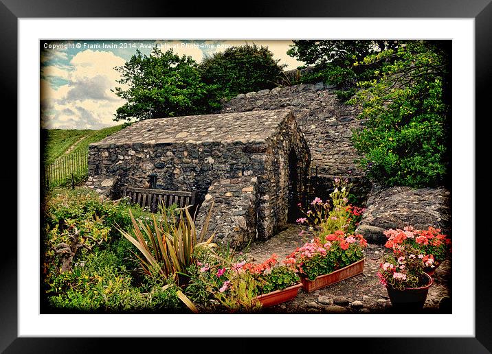 The Holy Well and Chapel of St Trillo Framed Mounted Print by Frank Irwin