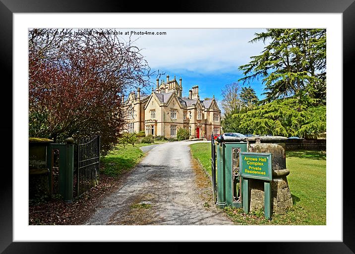 Arrowe Hall Complex, Wirral, UK Framed Mounted Print by Frank Irwin