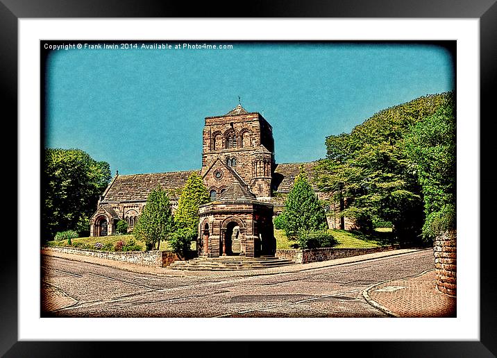 St George’s URC, Thornton Hough, Wirral, UK Framed Mounted Print by Frank Irwin
