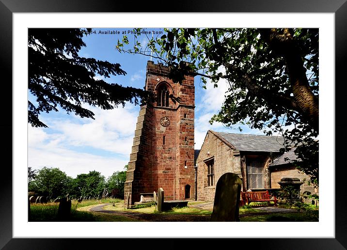 Holy Cross Church, Woodchurch, Wirral, UK Framed Mounted Print by Frank Irwin