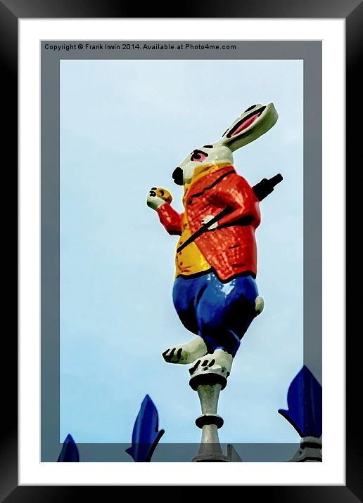 The March Hare in artistic format Framed Mounted Print by Frank Irwin