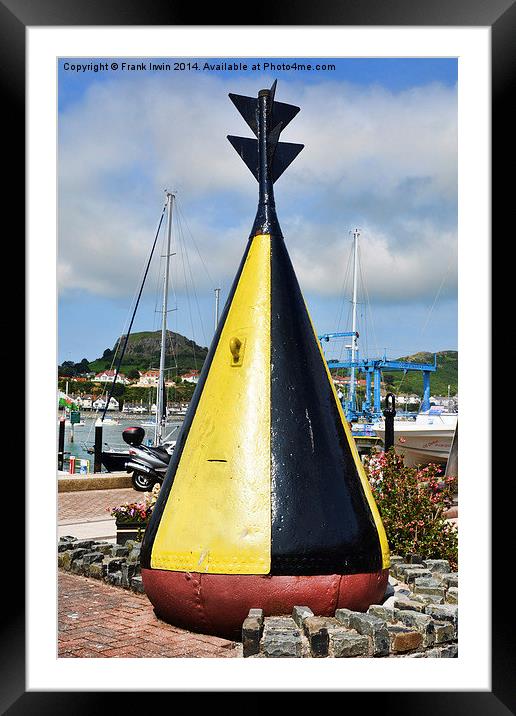 Conical / Navigation buoy Framed Mounted Print by Frank Irwin