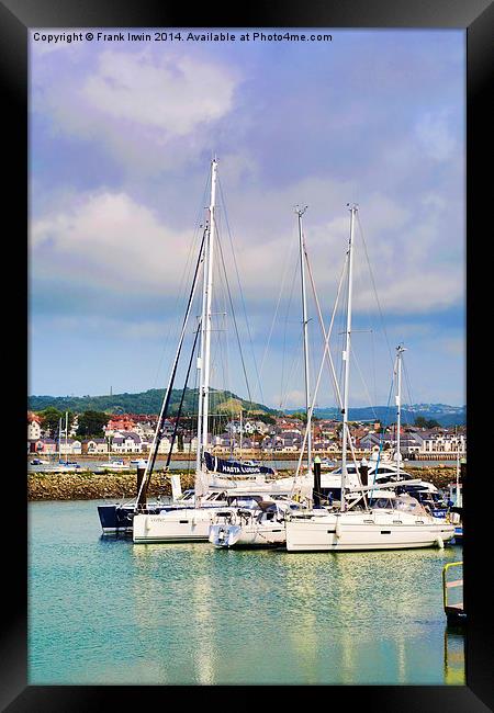 Conway marina, North Wales Framed Print by Frank Irwin