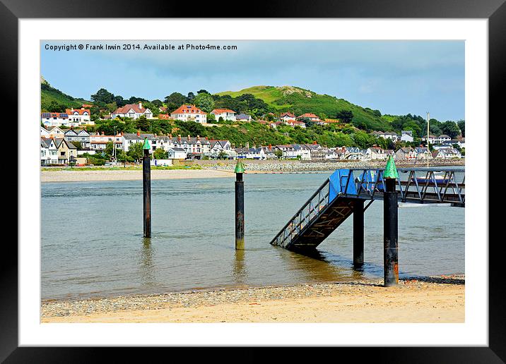 The Platform is missing, it has sunk! Framed Mounted Print by Frank Irwin