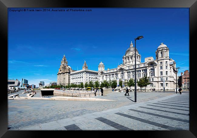 Liverpool's Three Graces Framed Print by Frank Irwin