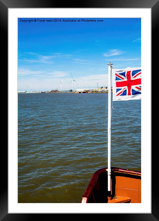 Mini Cruises along the River Mersey Framed Mounted Print by Frank Irwin