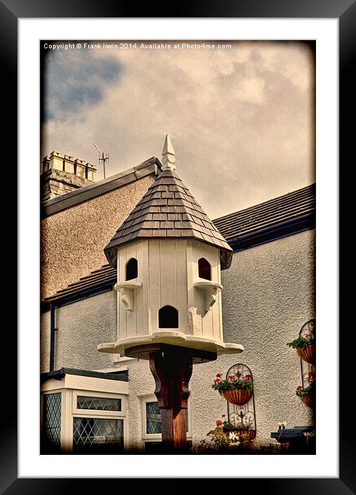  An example of a Dovecote in Grunged effect Framed Mounted Print by Frank Irwin