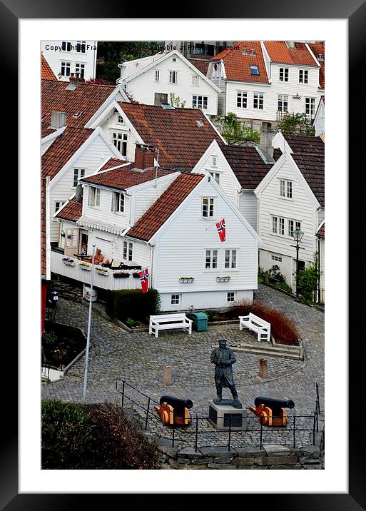  City of Stavanger, Norway, Framed Mounted Print by Frank Irwin