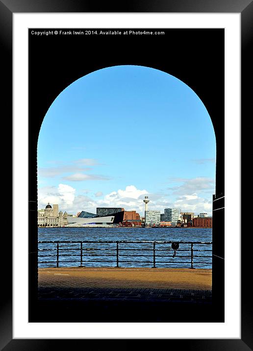  Mersey view from Birkenhead Framed Mounted Print by Frank Irwin