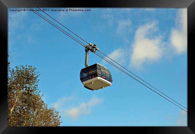  Cable car in Koblenz, Germany Framed Print by Frank Irwin