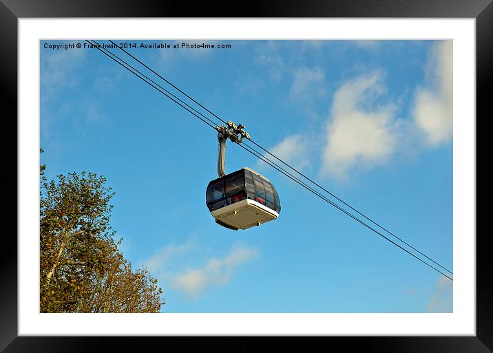  Cable car in Koblenz, Germany Framed Mounted Print by Frank Irwin