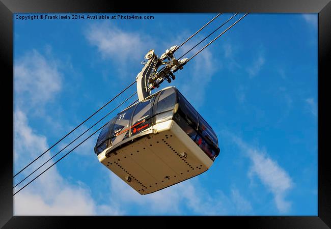 Cable car in Koblenz, Germany  Framed Print by Frank Irwin