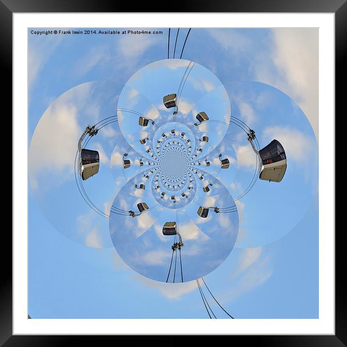  Abstract compendium of cable cars Framed Mounted Print by Frank Irwin