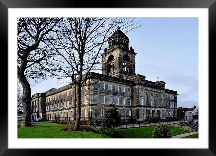  Wirral's Back-to Front Town hall Framed Mounted Print by Frank Irwin