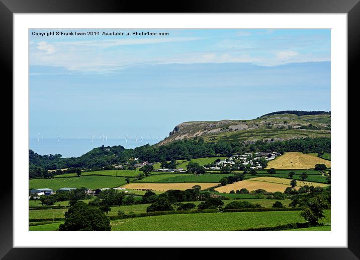  Typical Welsh landscape and seascape Framed Mounted Print by Frank Irwin