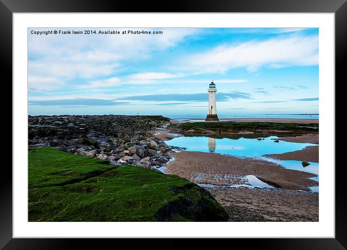  Perch Rock Lighthouse, New Brighton, Wirral, UK Framed Mounted Print by Frank Irwin