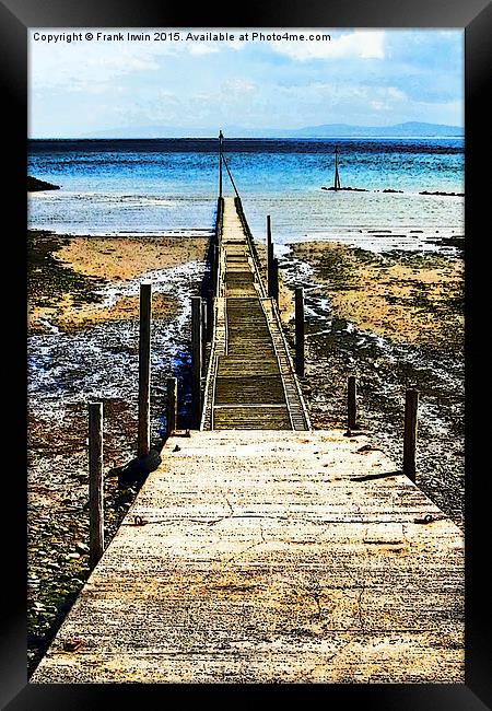  Artistic Pier at Rhos-on-Sea Framed Print by Frank Irwin