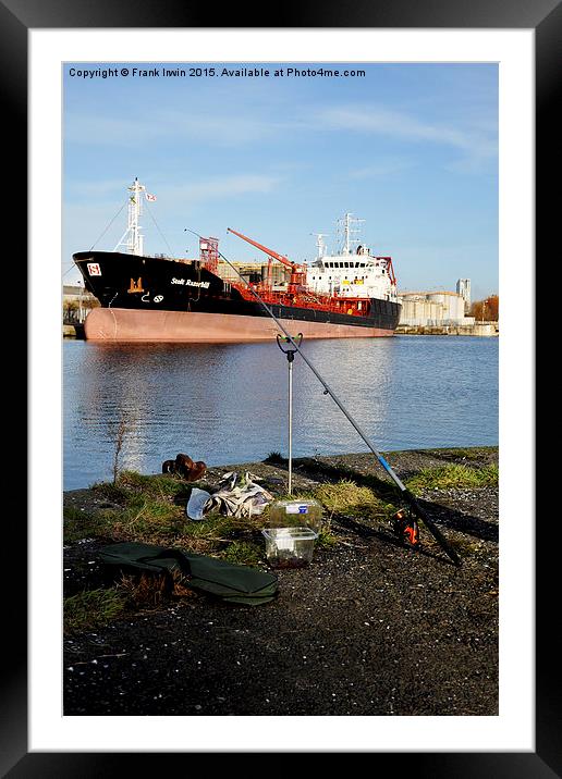  Stolt Razorbill loading in Birkenhead Docks. Framed Mounted Print by Frank Irwin