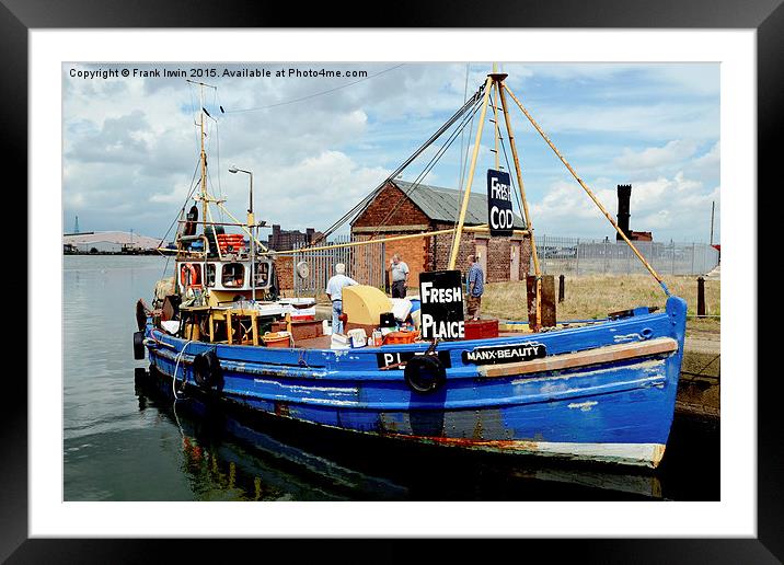  Selling catch to locals Framed Mounted Print by Frank Irwin