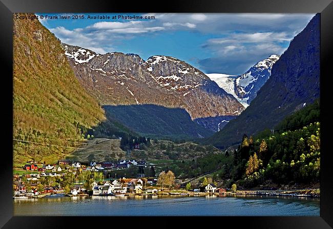 The picturesque Norwegian Fjords Framed Print by Frank Irwin