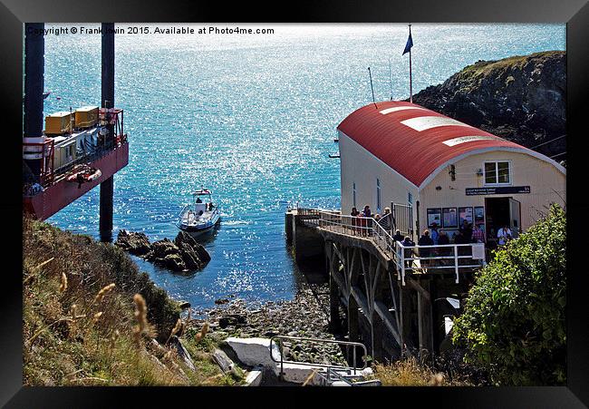  St Justinians, Lifeboat house &Ramsay Sound Framed Print by Frank Irwin