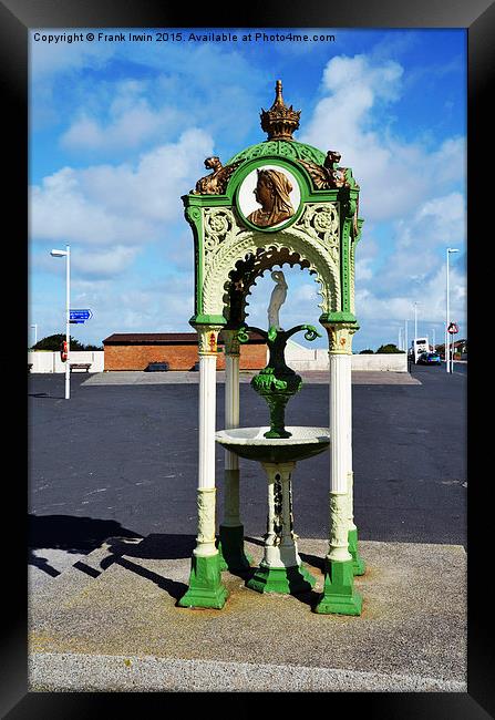 Hoylake’s Victorian drinking fountain. Framed Print by Frank Irwin