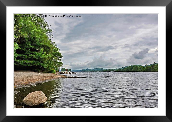  Coniston Water Framed Mounted Print by Frank Irwin