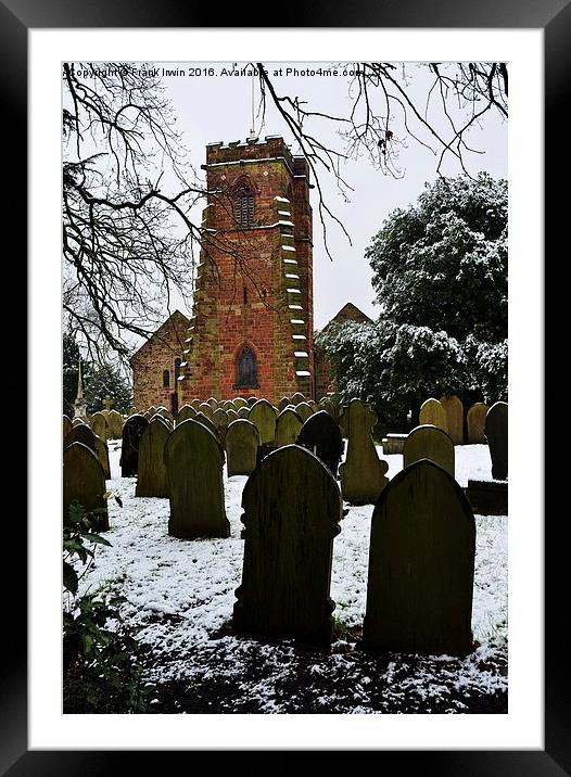  Holy Cross Church, Woodchurch, Wirral, UK  Framed Mounted Print by Frank Irwin