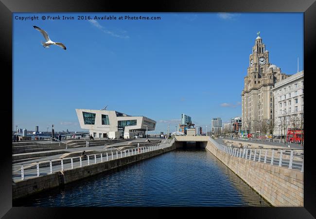 Liverpool's waterfront Framed Print by Frank Irwin