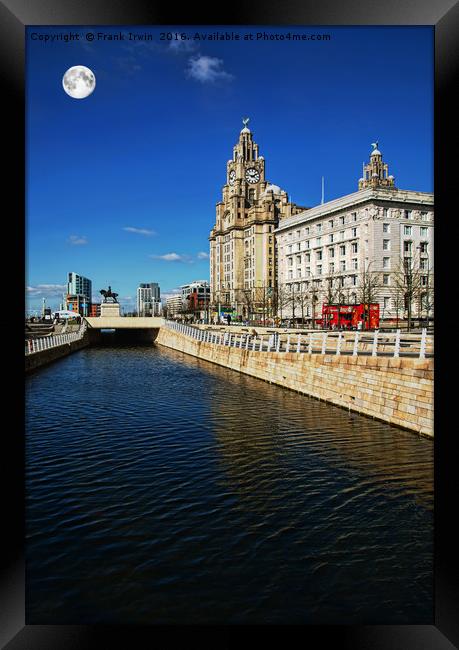 Liverpool's Liver & Mersey Ports Buildings Framed Print by Frank Irwin