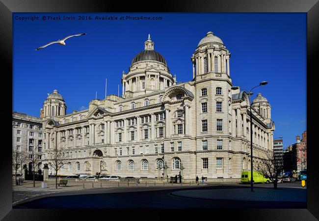 Liverpool's iconic Cunard Building Framed Print by Frank Irwin