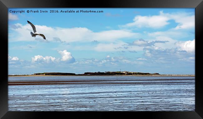 Hilbre Island, River Dee Framed Print by Frank Irwin