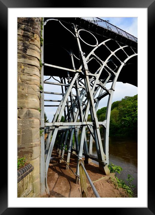 Abraham Darby's Iron bridge Framed Mounted Print by Frank Irwin