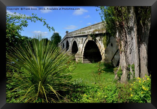 The now disused Atcham Bridge Framed Print by Frank Irwin